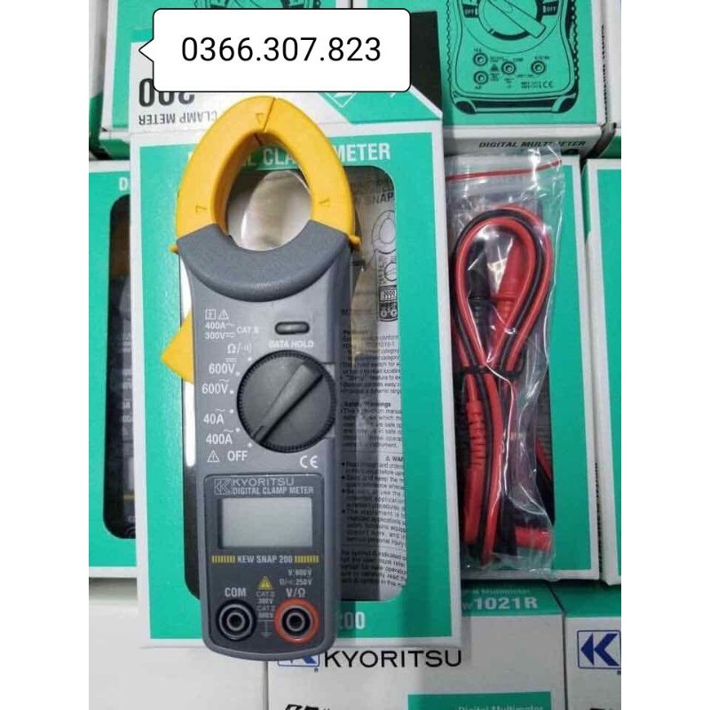 Ampe kìm đo dòng AC Kyoritsu KT200 (400A)