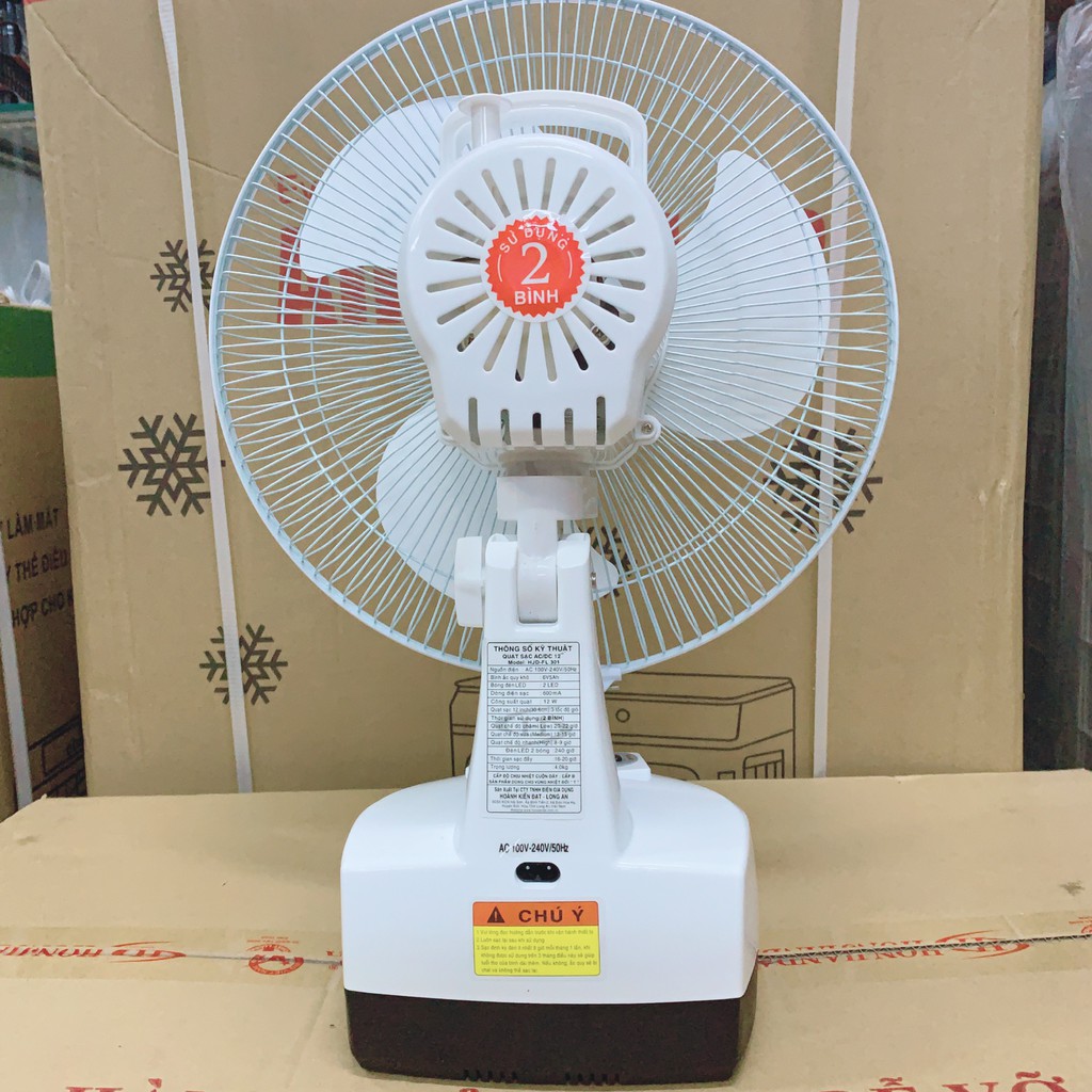 QUẠT TÍCH ĐIỆN HONJIANDA FL-301 TÍCH ĐIỆN TỐI ĐA 10 GIỜ CHẠY | BigBuy360 - bigbuy360.vn