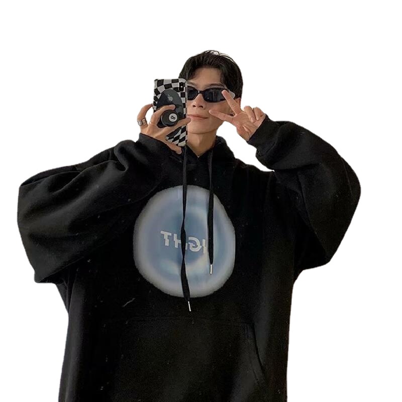 Áo Hoodie In Chữ Phong Cách Nhật Bản Thời Trang Mùa Đông Dành Cho Nam Nữ Size M-8XL