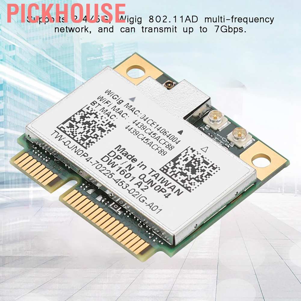 Pickhouse 7Gbps Bluetooth 4.0 Network Card for Qualcomm QCA9005 Master Chip Dual Band 2.4 / 5G Wireless