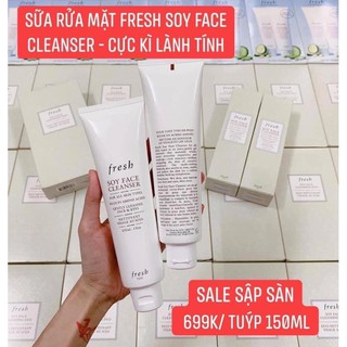 sữa rửa mặt fresh soy face cleanser