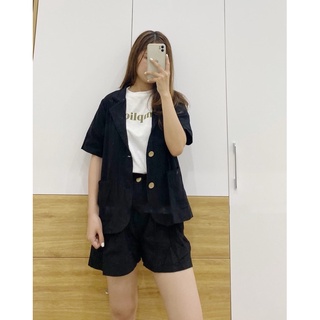 Bộ đũi vest cộc tay