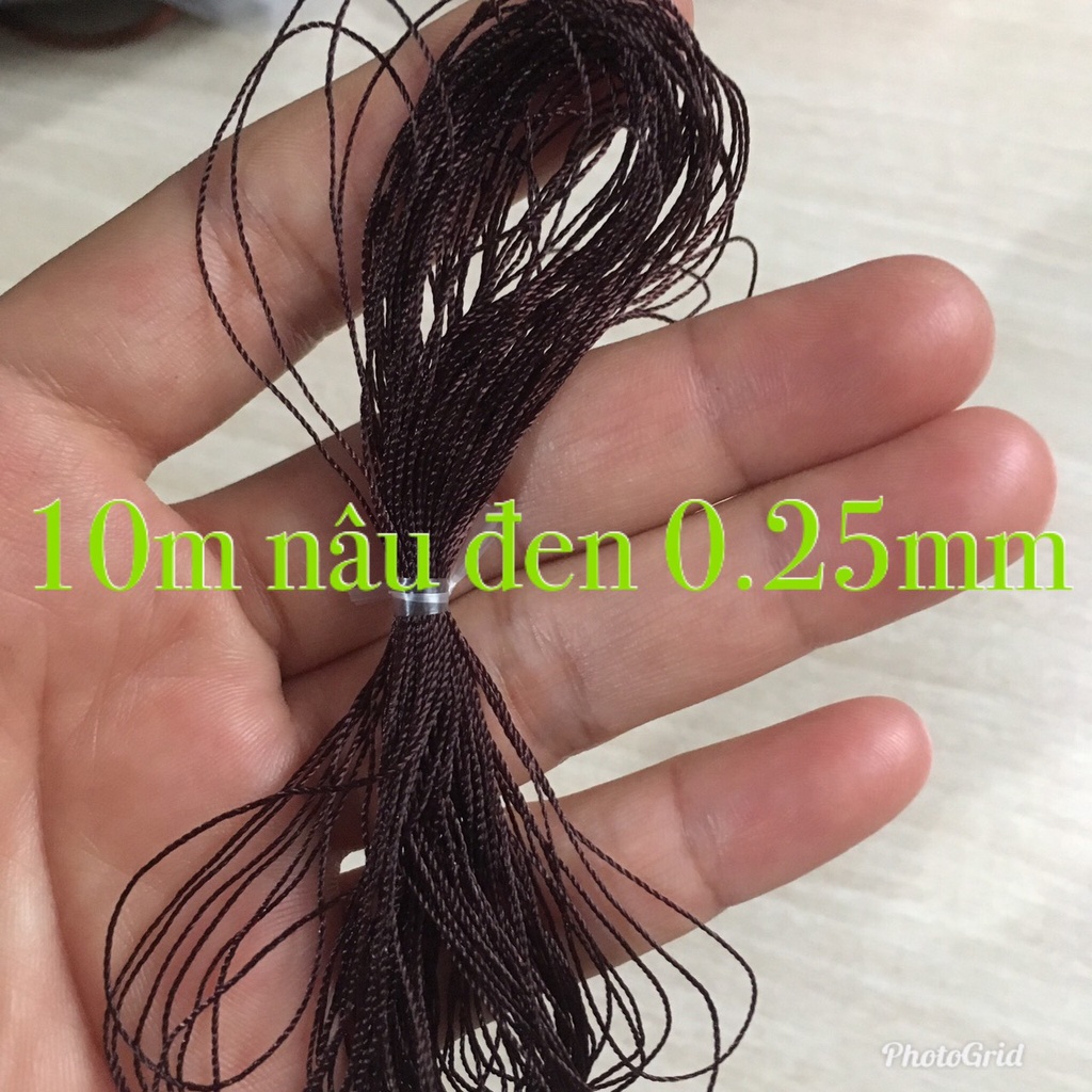 🍀🌺 Chỉ dù polyester 210D may khâu túi xách giày dép hoặc xỏ hạt