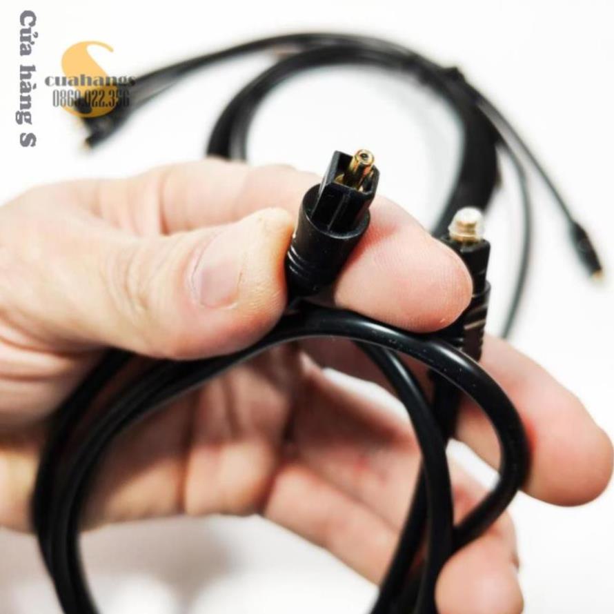 Cáp Optical audio nhựa đen tiêu chuẩn - Toslink