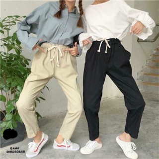 Quần baggy kaki cạp chun (DH)