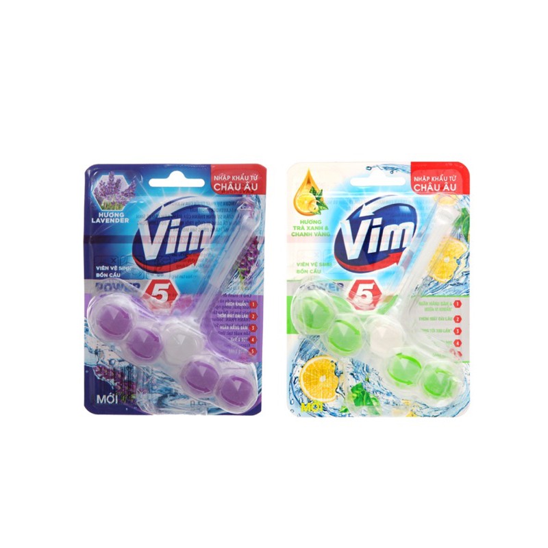 VIÊN VỆ SINH BỒN CẦU VIM POWER 5 55G/ VIÊN THẢ BỒN CẦU