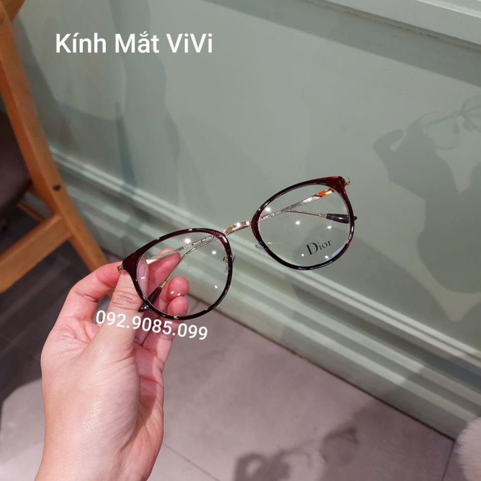 Gọng kính cận dáng tròn bầu V229 - Kính thời trang 0 độ | BigBuy360 - bigbuy360.vn