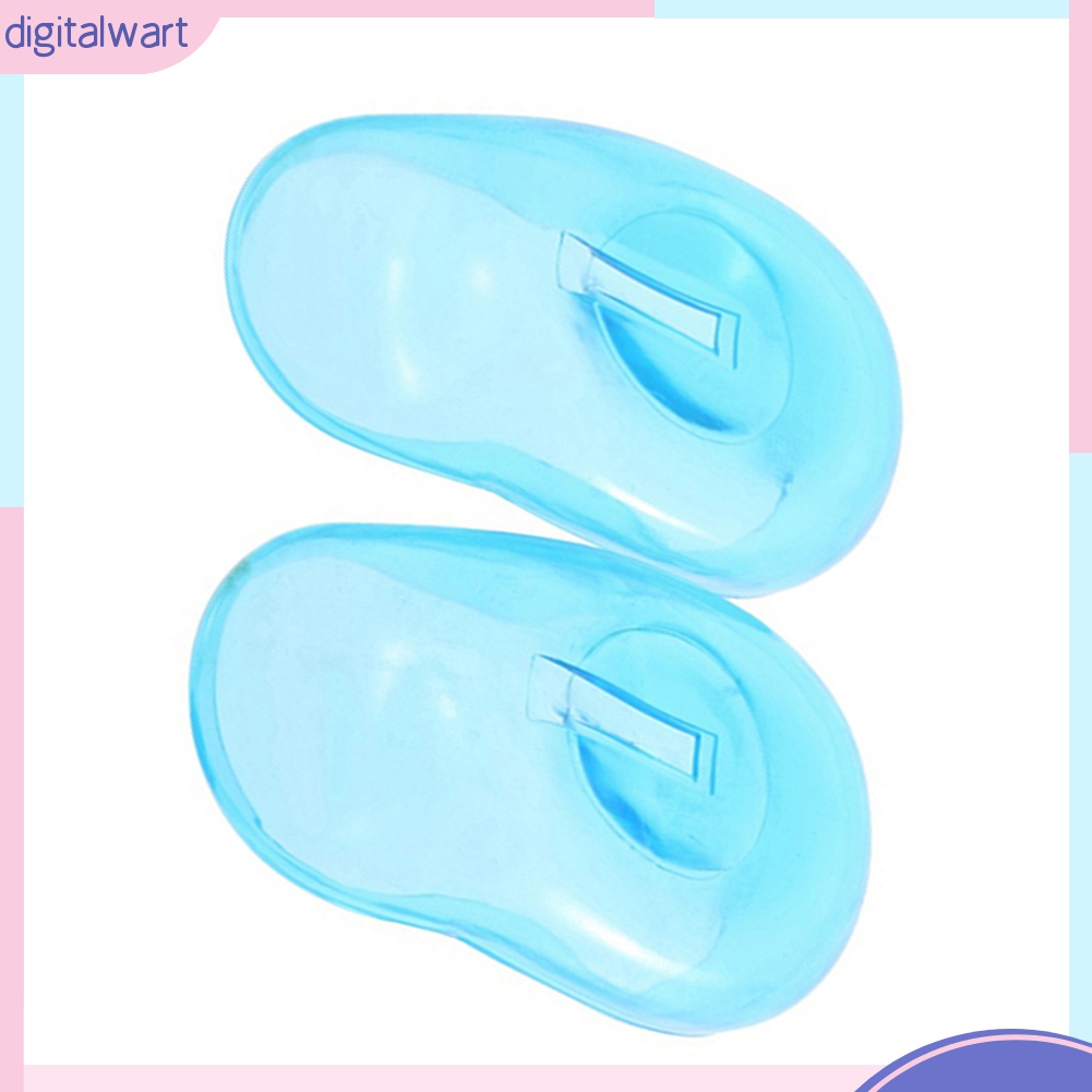 Bộ 2 Vỏ Bọc Bảo Vệ Tai Khi Nhuộm Tóc Bằng Silicone Trong Suốt