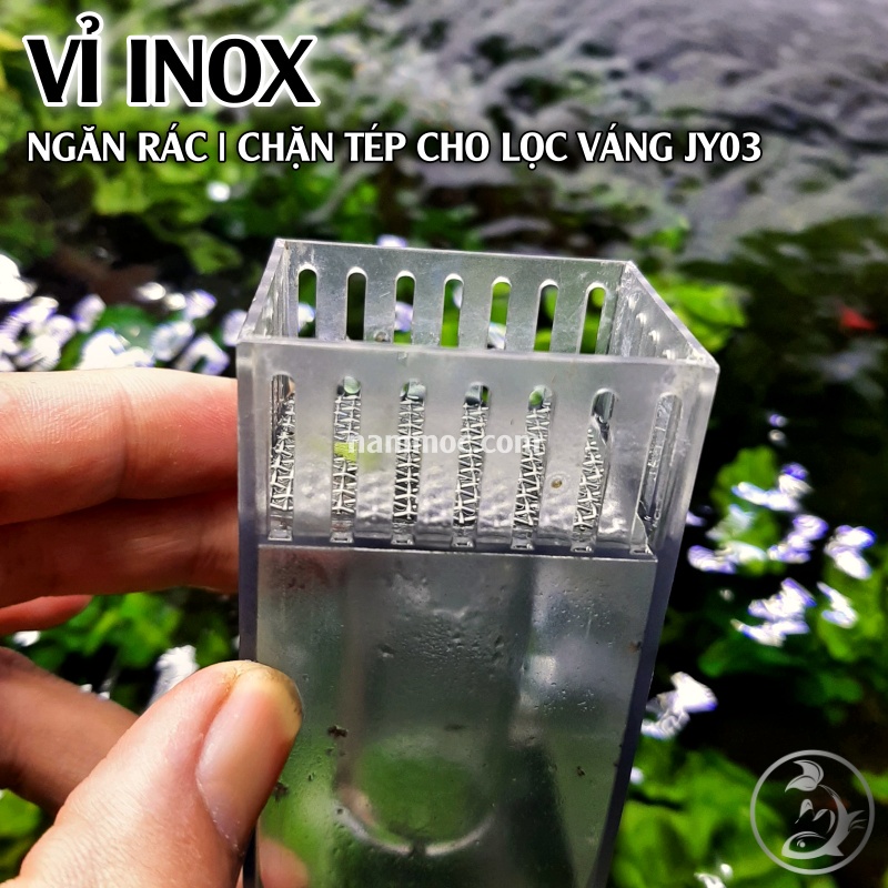 Vỉ INOX Chặn Tép - Ngăn Rác Cho Lọc Váng SUNSUN JY 03 | Phụ kiện Thuỷ Sinh Nấm Aquatools