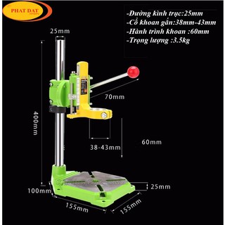 Khung gắn máy khoan chuyên nghiệp - Biến máy khoan thành máy khoan bàn