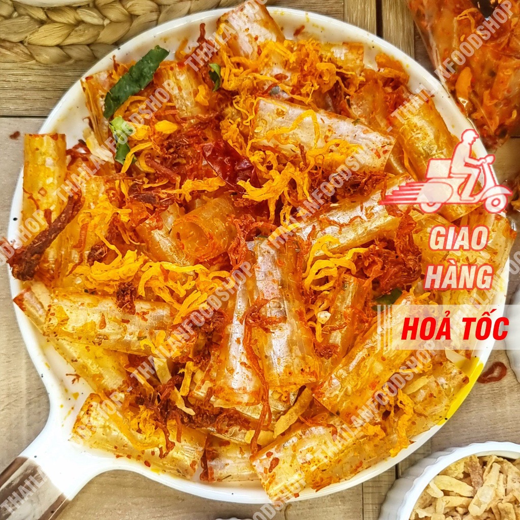 Bánh Tráng Mix Vị Bò &amp; Gà Xâu 10 Gói