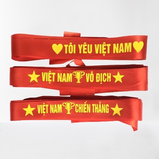 Băng rôn cổ vũ bóng đá, Tôi yêu Việt Nam, Việt Nam chiến thắng, Việt Nam vô địch, in theo yêu cầu