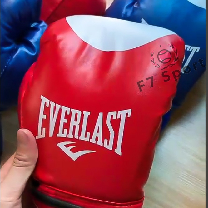 Găng tay boxing người lớn everlast , Bao tay đấm bốc giả da cao cấp thiết kế tối ưu về kích cỡ (sezi đại) F7 Sport