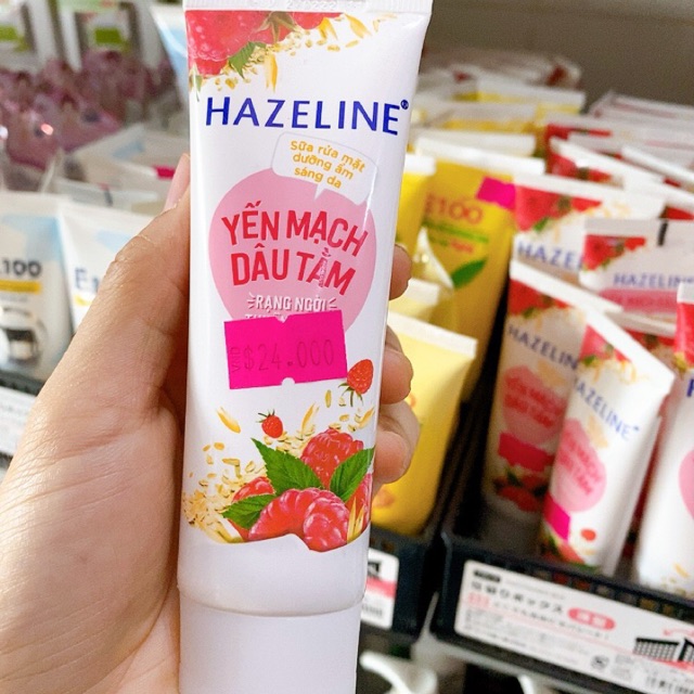 SỮA RỮA MẶT HAZELINE YẾN MẠCH DÂU TẰM 50G | BigBuy360 - bigbuy360.vn