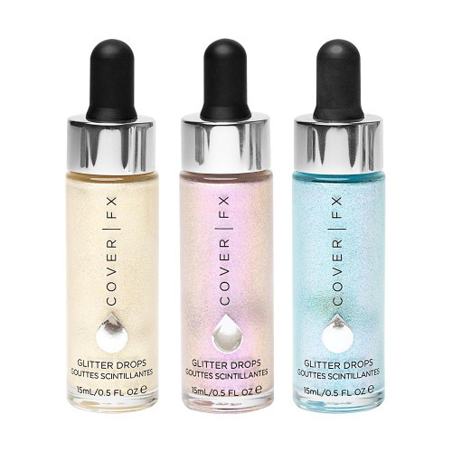 Tách Set Kem Bắt Sáng Dạng Lỏng- Cover FX Glam &amp; Glow Liquid Light Set Glitter Drops