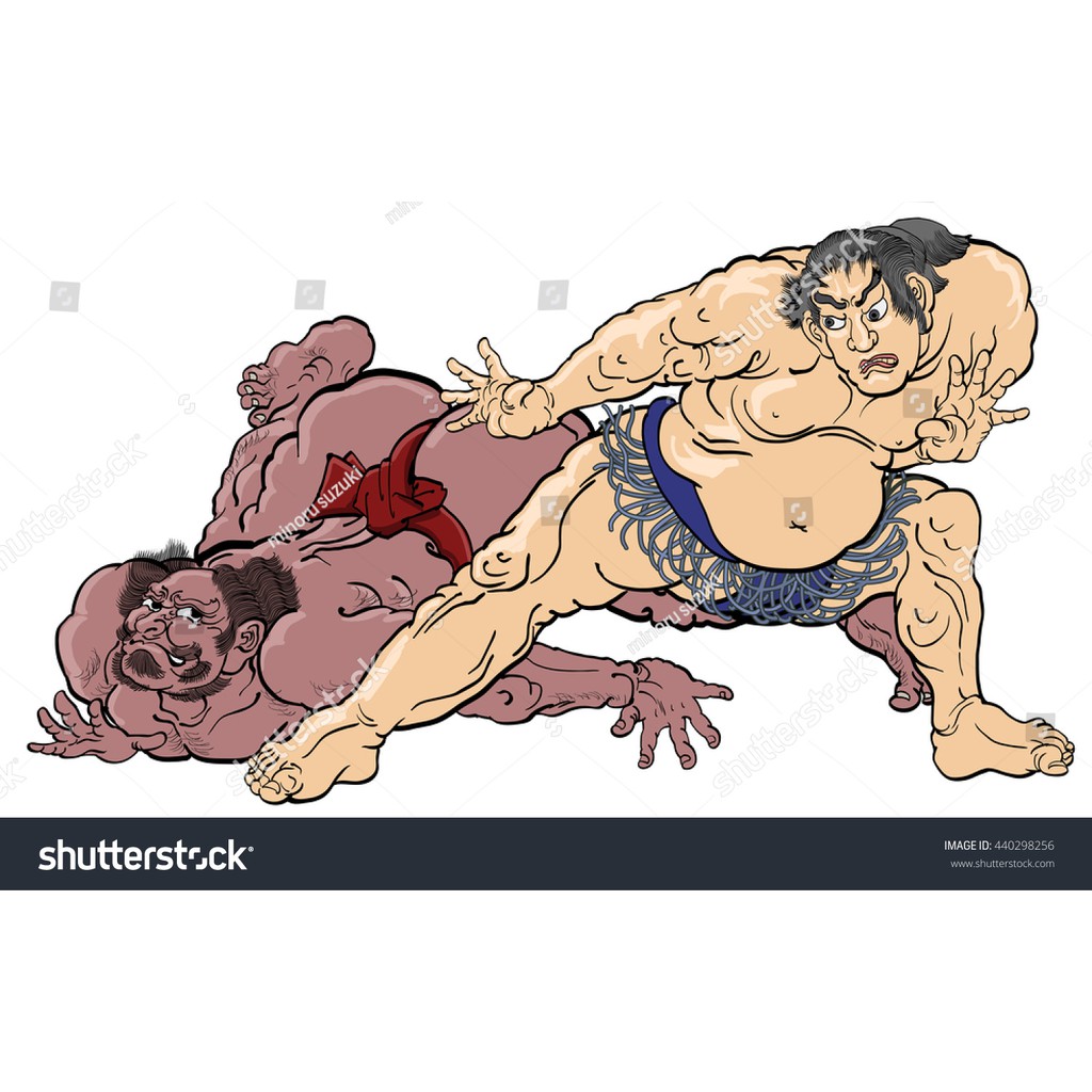 Tranh lụa 3d Sumo Nhật Bản SMNB-01