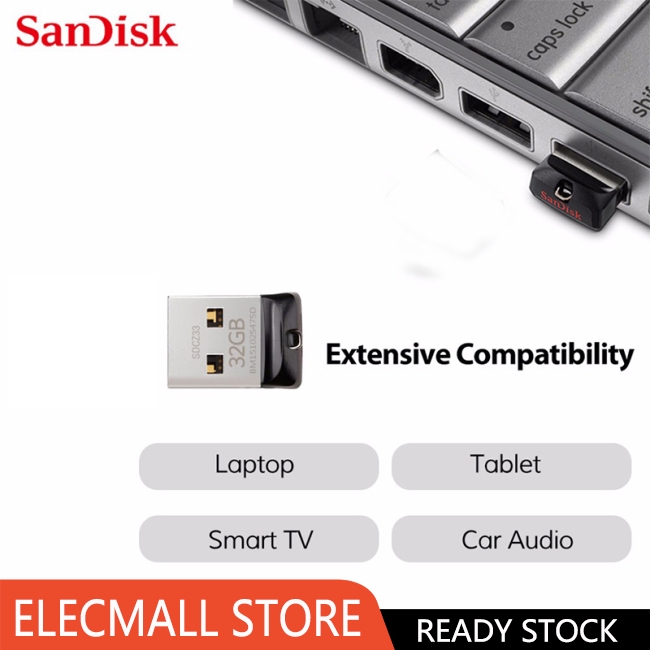 Usb 2.0 Sandisk Cz33 Dung Lượng 8gb / 16gb / 32gb / 64gb