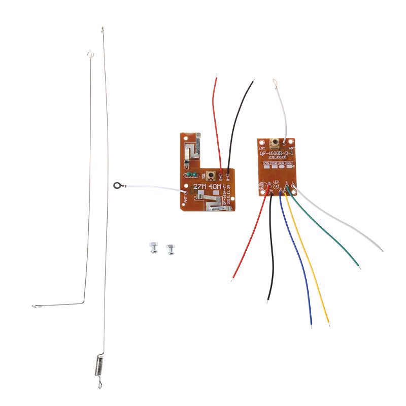 Bảng Mạch Điều Khiển Từ Xa 4ch 27mhz Pcb Kèm Ăng Ten