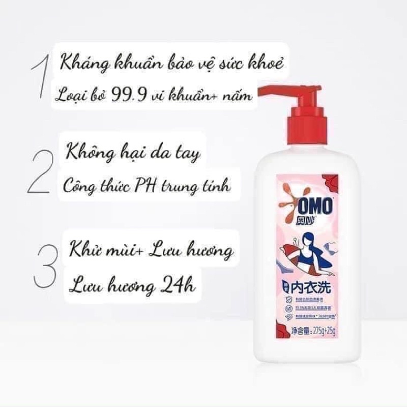 Nước Giặt Đồ Lót Omo Chính Hãng