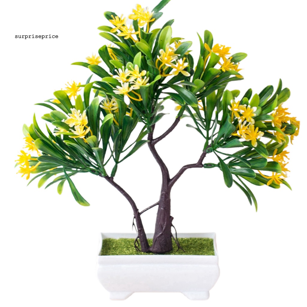 Chậu Hoa Giả Chống Tia UV Trang Trí Nhà Cửa