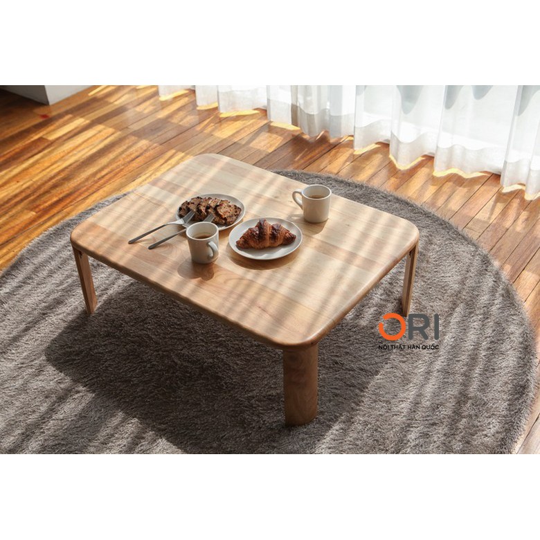 Bàn Trà/ Bàn Sofa Hình Vuông Chân Gấp Gọn Kiểu Hàn Quốc - C TABLE SIZE M - ORI NỘI THẤT HÀN QUỐC