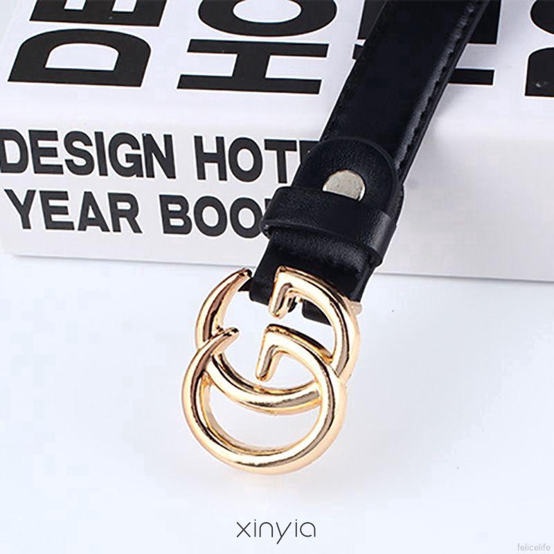 Dây thắt lưng da kiểu dáng thời trang phong cách vintage dành cho nữ