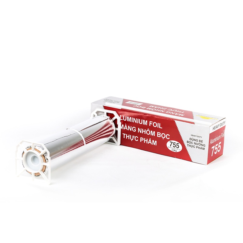 Màng Nhôm Thực Phẩm 755 (45cm x100m) - Lớp Phủ Khay Nướng Trung Quốc EUFOOD Việt Nam Nhập Khẩu