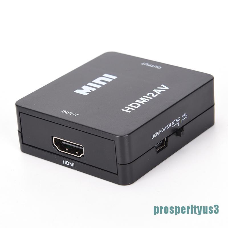 Bộ chuyển đổi HDMI 2 AV S3 HDMI qua RCA AV/CVBS 1080P mini