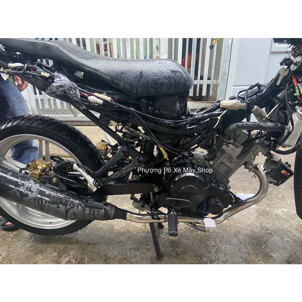 Cổ pô inox 304 phi 32mm x1,5mm loại dài gắn pô zin cho exciter 150