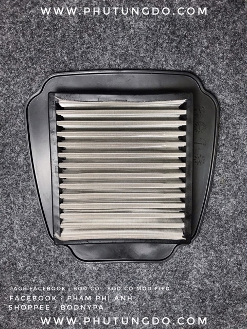 Lọc gió thép Exciter , Winner 150 Bossco racing