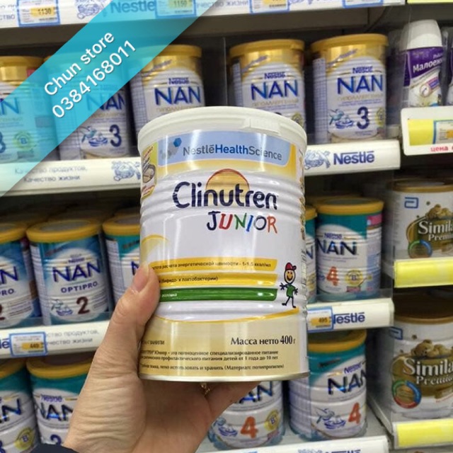 Sữa béo Nga Clinutren Junior