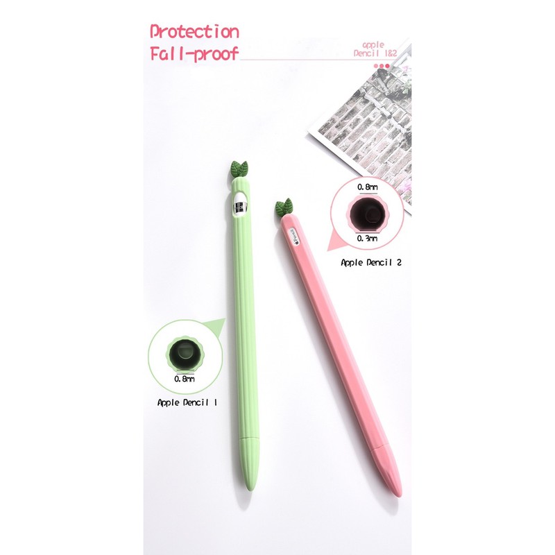 Vỏ silicon bảo vệ bút thông minh hình chiếc lá