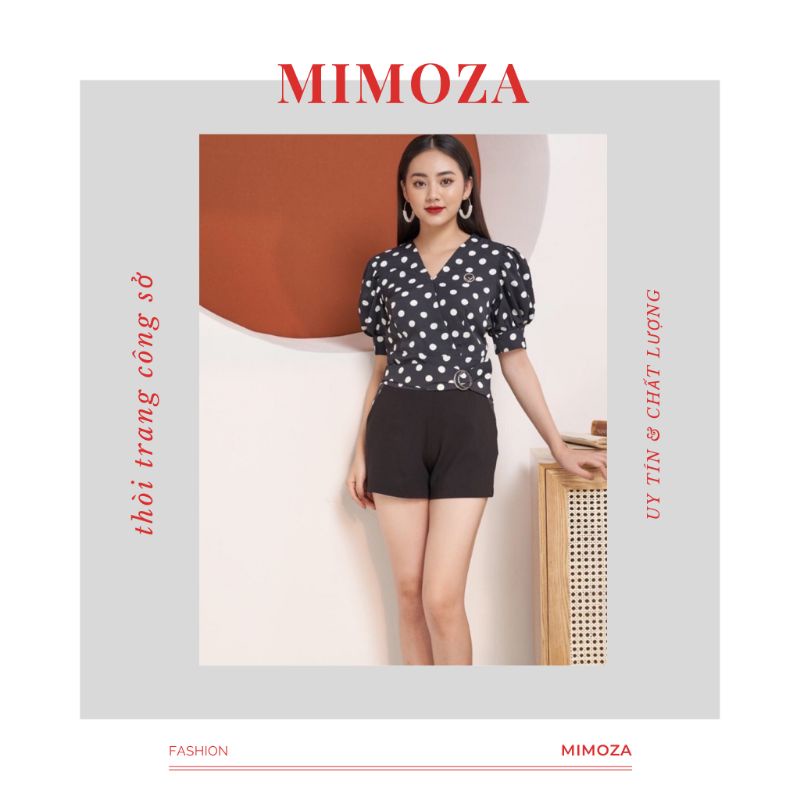 Set bộ quần short áo bi cute Mimoza.