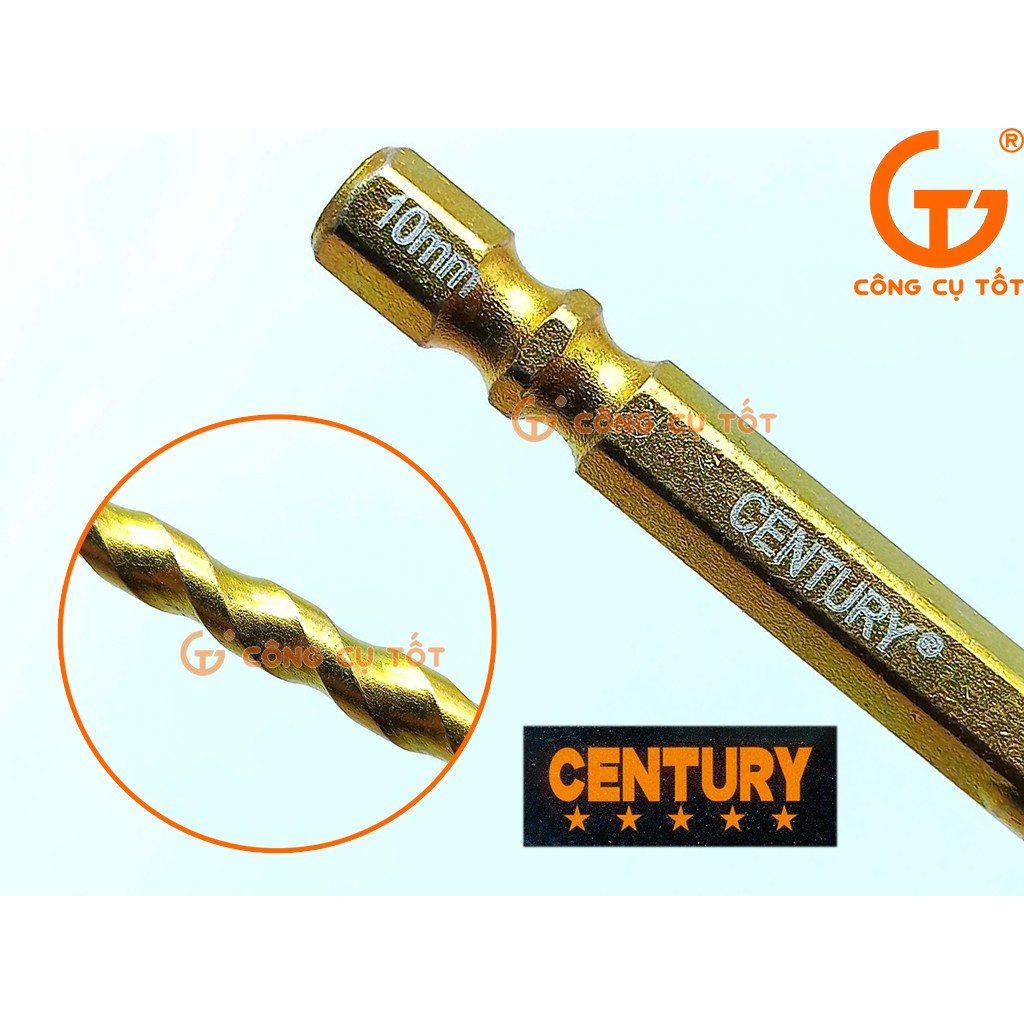 Hộp mũi khoan đa năng 4 cạnh Century chất liệu Tungsten YG6 siêu cứng