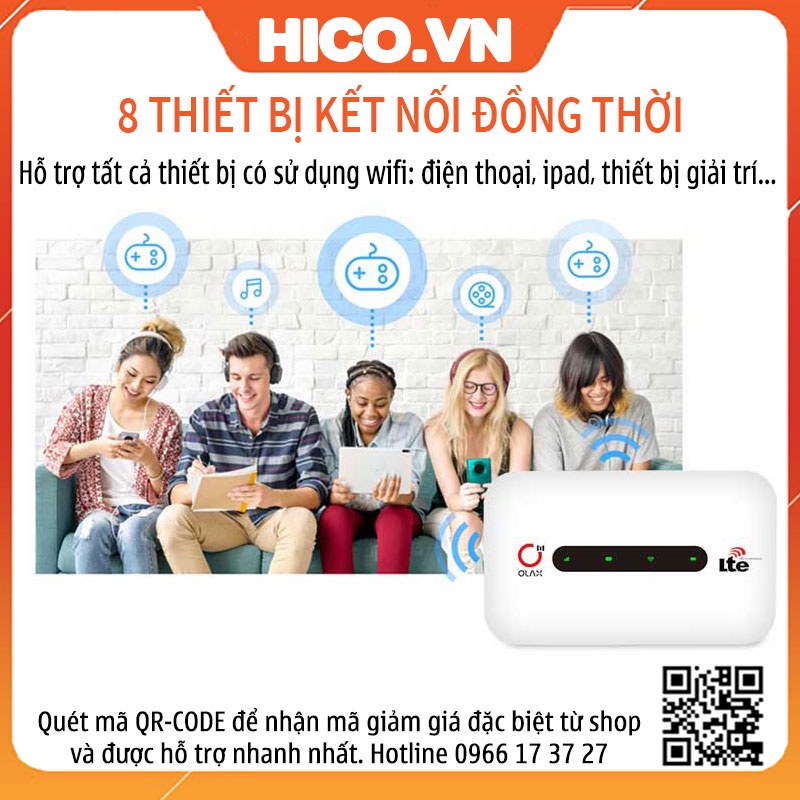 Cục phát wifi từ sim 4g Olax MT20 Tabwd MF920 , BỘ PHÁT WIFI 4G Nhật Bản TỐC ĐỘ CAO 150Mb Kết nối 10 thiết bị NHỎ GỌN