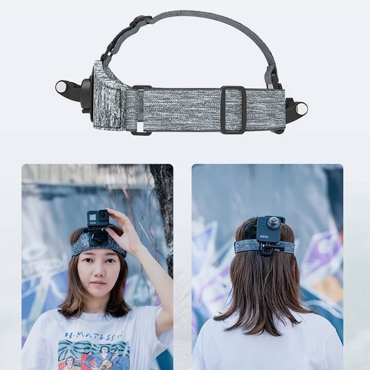 DÂY ĐEO ĐẦU GOPRO VÀ ACTION CAM DOUBLE MOUNT TELESIN