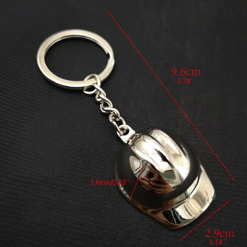 Móc Khóa Hình Nón Bảo Hiểm 3D Dễ Thương