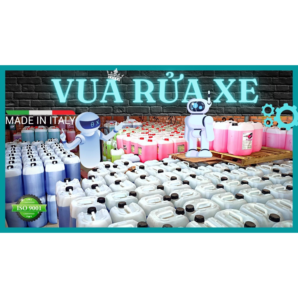 Dung Dịch Rửa Xe, Chăm Sóc Ô Tô Can 22L Ekokemika - Dành Cho Garage Ô Tô