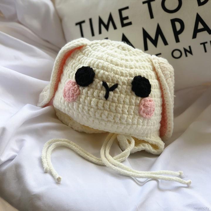 Nón len giữ ấm phong cách Hàn Quốc dễ thương dành cho các bé