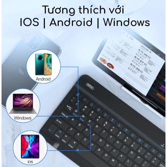 Bàn phím bluetooth Bàn phím không dây - Bàn phím ipad android windos kết nối siêu nhanh, siêu nhậy