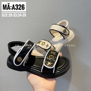Sandal da cao cấp a326 - dép quai hậu độc đáo cho bé - sandal bé gái - sandal trẻ em - size 28-39