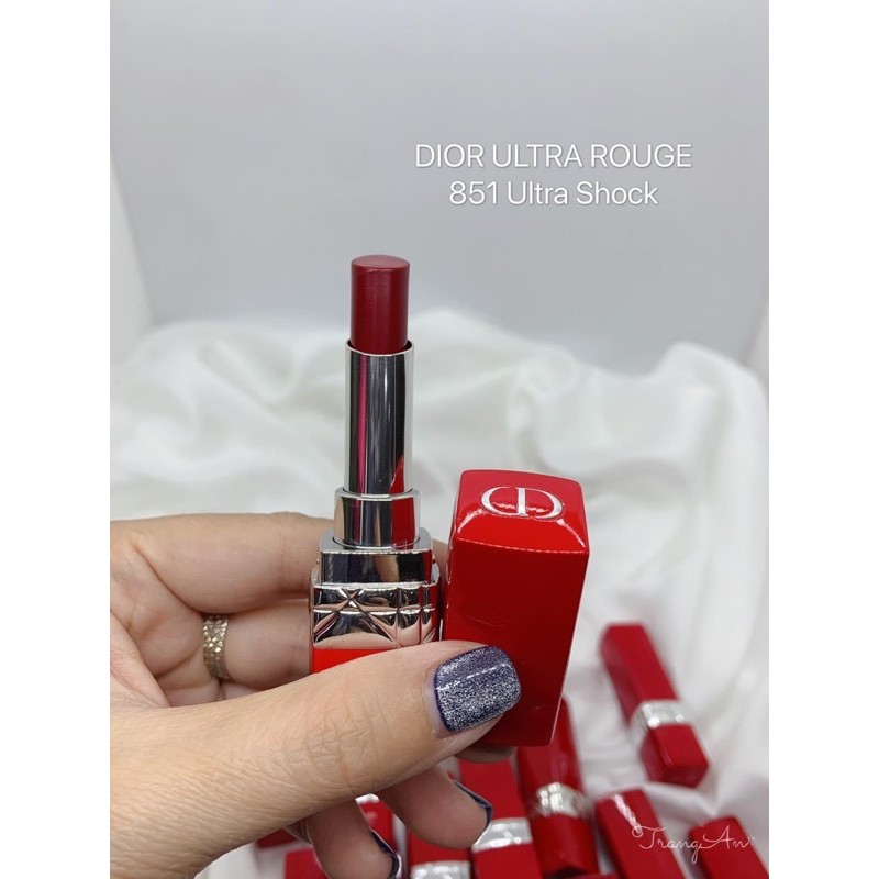 Son DIOR 851 Ultra Shock – Ultra Rouge Vỏ Đỏ Limited