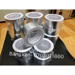 Cuộn Băng keo Nhôm Bạc chịu nhiệt 5F 30m