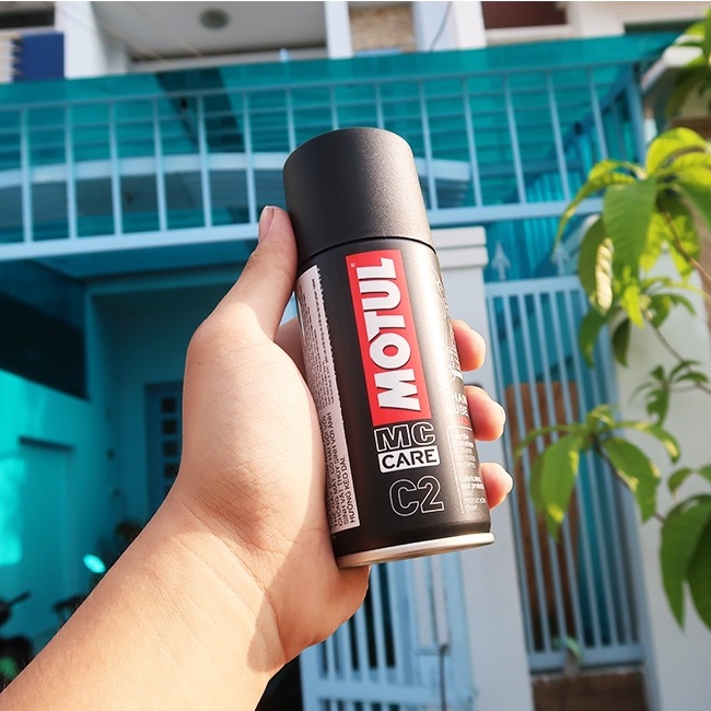 [Tặng bàn chải 3D] Dưỡng sên bôi trơn sên Motul C2 150ml