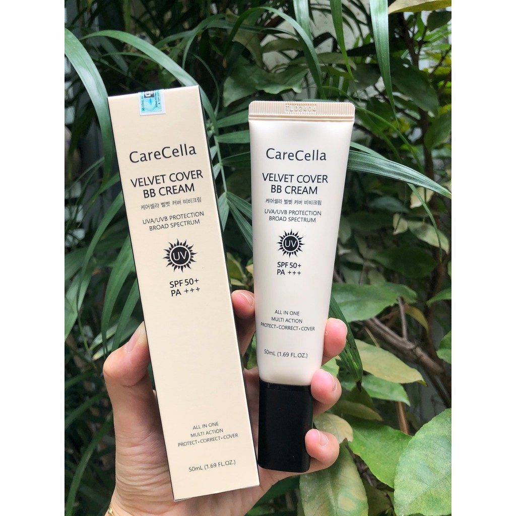 CareCella Velvet Cover BB Cream Kem nền trang điểm tích hợp chống nắng