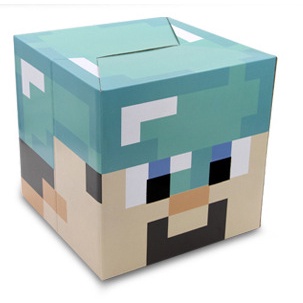 Mô Hình Phần Đầu Nhân Vật Game Minecraft