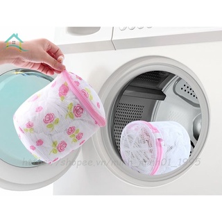 Túi giặt quần áo, túi giặt đồ lót có khung nhựa bảo vệ