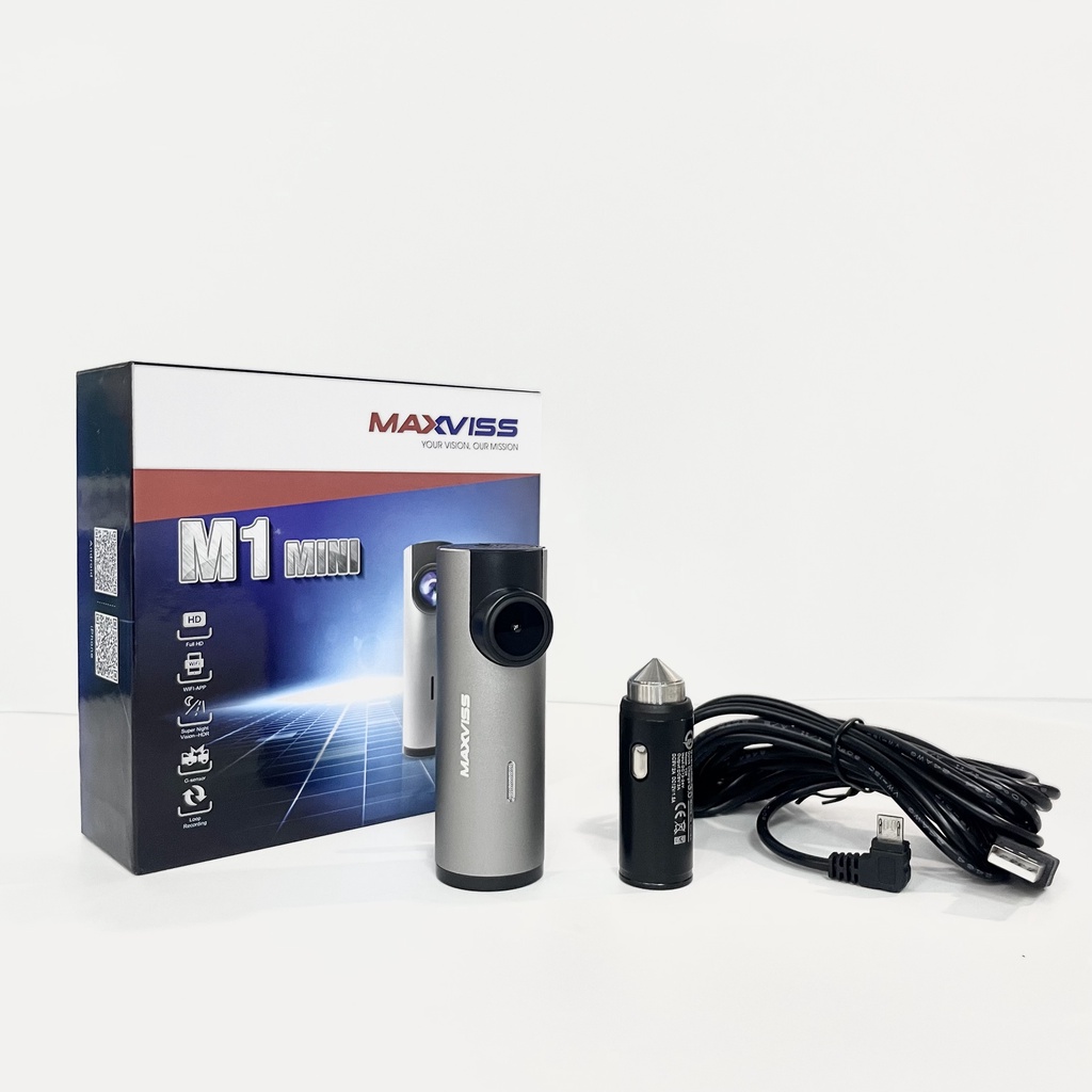 [ HÀNG CHÍNH HÃNG ] Camera hành trình Kết Nối Wifi Maxviss M1 mini | Bảo hành 1 năm | BigBuy360 - bigbuy360.vn