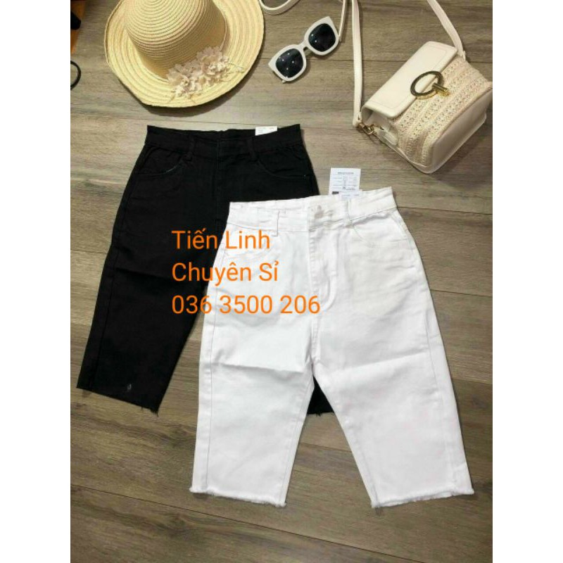 Quần kaki lửng cạp cao siêu xinh | BigBuy360 - bigbuy360.vn