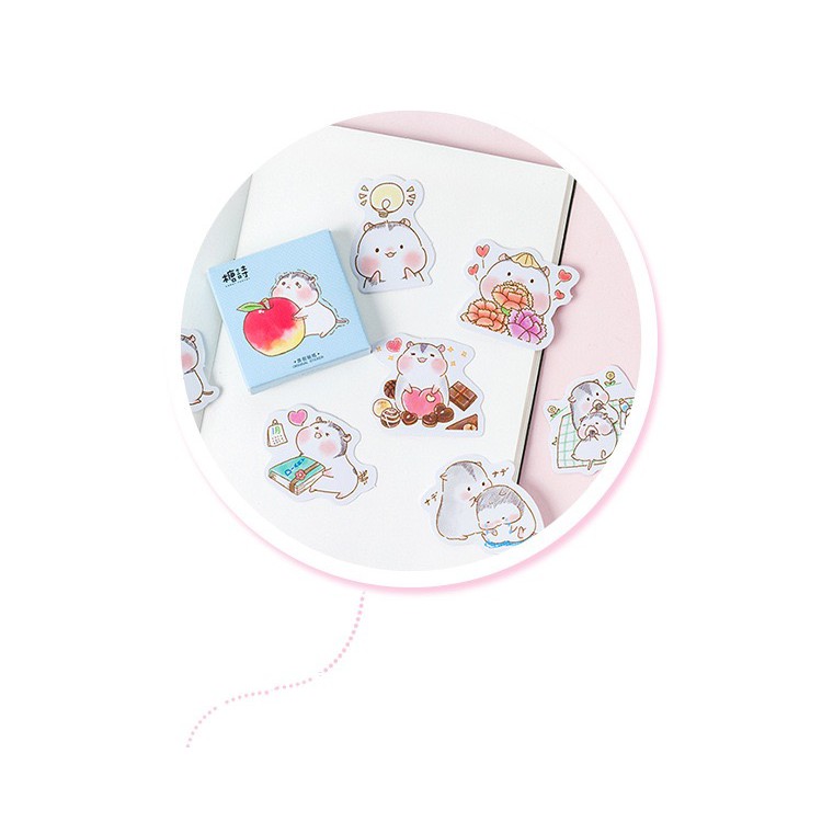Bộ Sticker / Hình dán Bé Sóc Xinh Xắn (45 Hình)
